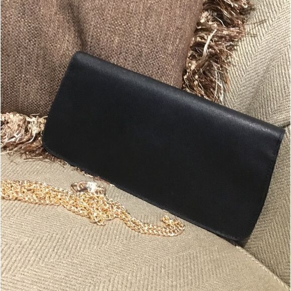 TORY BURCH DIANA CLUTCH BLACK CROSSBODY BAG - Picture 4 of 10